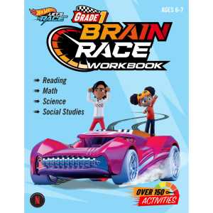 Hot Wheels Brain Race Grade 1 Workbook