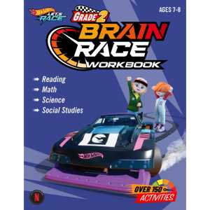 Hot Wheels Brain Race Grade 2 Workbook