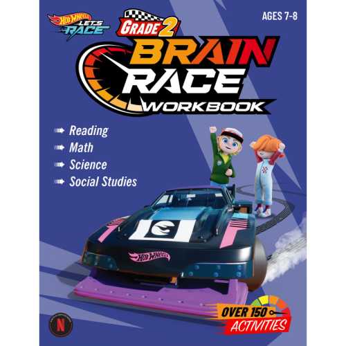 Hot Wheels Brain Race Grade 2 Workbook