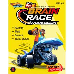 Hot Wheels Brain Race PreK Workbook