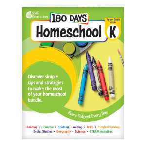 180 Days&trade;: Homeschool Kindergarten Set