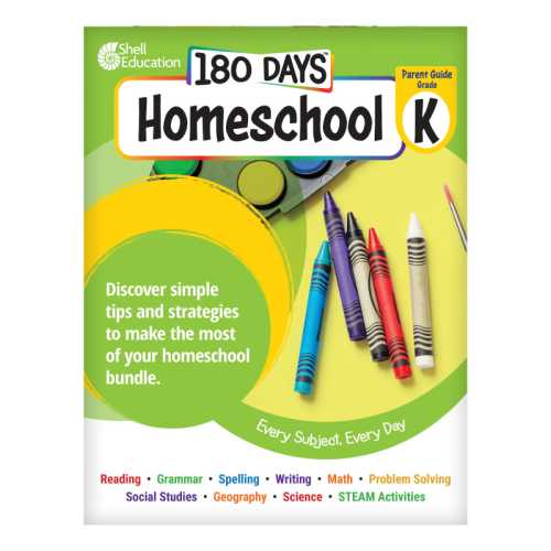 180 Days&trade;: Homeschool Kindergarten Set
