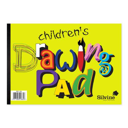 Children's Value Drawing Pad, A4, 20 Sheets, Bulky Drawing Paper