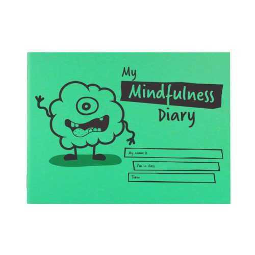 Little Monsters Mindfulness Diary, A5, 32 Pages, Green
