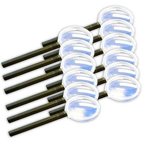 3X Magnifier, Plastic, 6