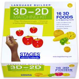 Language Builder&reg; 3D-2D Matching Kit, Foods