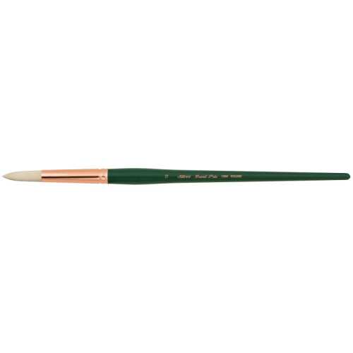 Grand Prix Brush, Round, Long Handle, Size 12