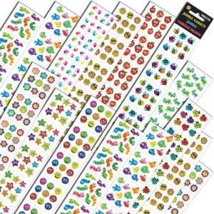 Jumbo Variety Assortment Sticker, Pack of 980
