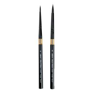 Black Velvet Large Travel Round Brushes, Set of 2
