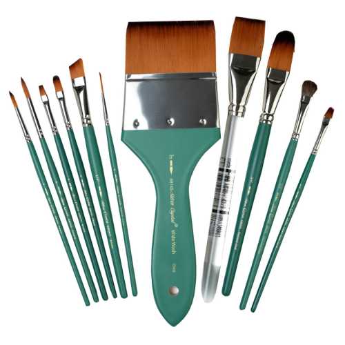 Crystal Variety Brush Set, 11 Brushes