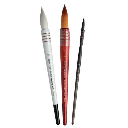 Atelier Quills Small, 3 Brushes