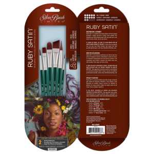 Ruby Satin&reg; 6-Piece Starter SH Brush Set