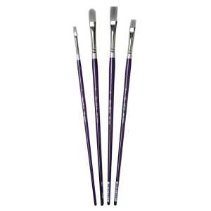 Silver Silk LH 4-Piece Brush Set