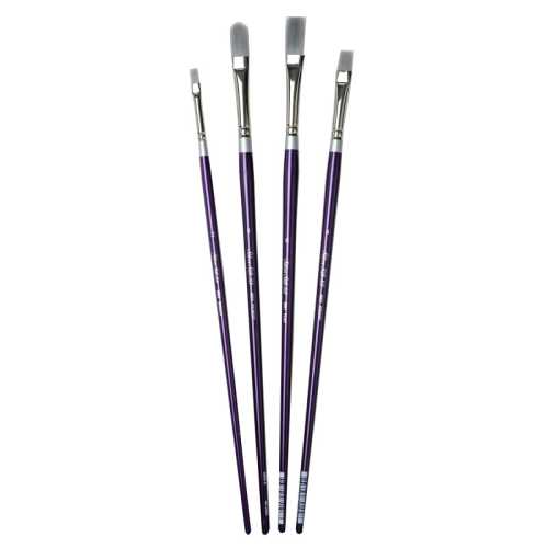 Silver Silk LH 4-Piece Brush Set