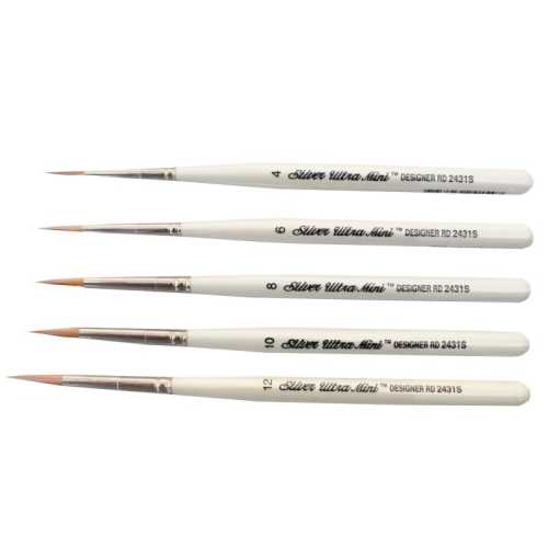 Ultra Mini Designer Rounds, 7 Brushes