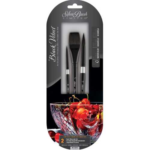 Black Velvet&reg; 3-Piece BEST Basic W/C Brush Set