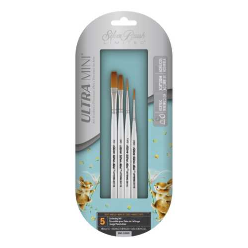 Ultra Mini&reg; Lettering, 4 Brushes