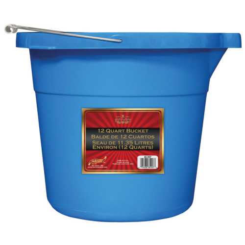 Multi-Purpose Bucket, 12 qt, Blue