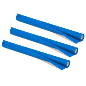 Art & Decoration Fabric Roll, 24" x 18', Blue, 3 Rolls