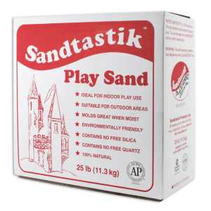Sparkling White Play Sand, 25 lb (11.3 kg)