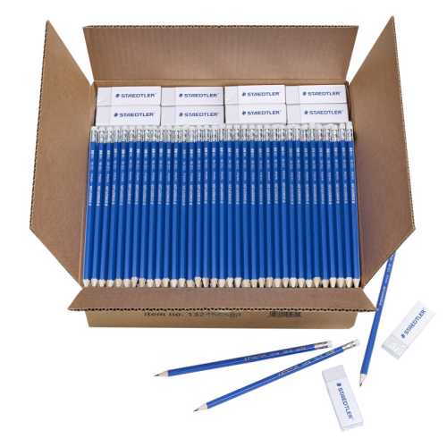 Norcia pencils + 40 erasers, carton 500