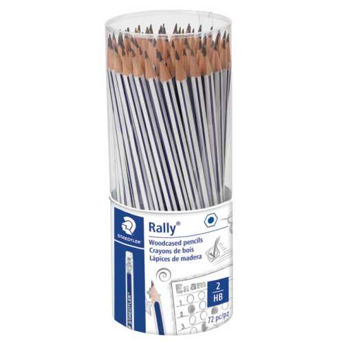 Rally&reg; pencils #2 (HB), Display Box of 72
