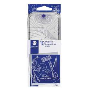 Xcellence Essential Geometry Tool Set, 10 Pieces