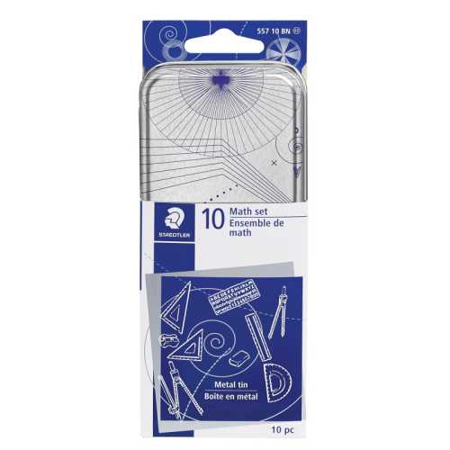 Xcellence Essential Geometry Tool Set, 10 Pieces