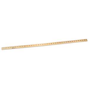 Wooden Meter Stick, Plain Ends