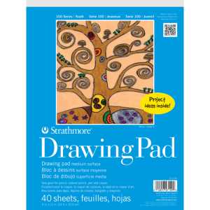 100 Series Drawing Pad, 40 Sheet, 9x12 inch, 1 Count