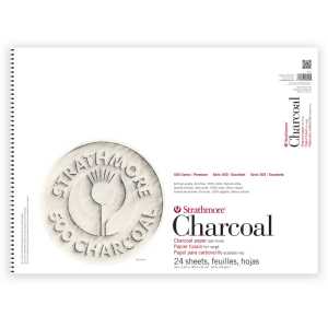 500 Series Charcoal Paper Pad, 24 Sheet, 18x24 inch, 1 Count