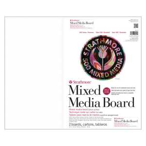 500 Series Mixed Media Board, Mixed Media Board, 2 Sheet, 16x20 inch
