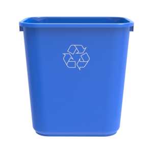 7 Gallon Recycle Basket, Blue