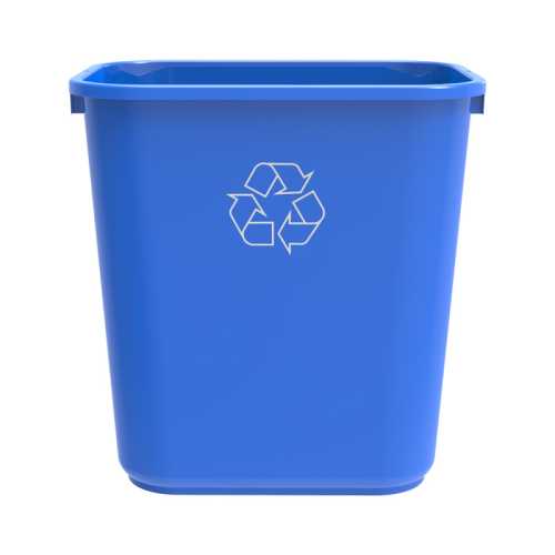 7 Gallon Recycle Basket, Blue