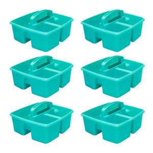 Small Caddy, Teal, Pack of 6