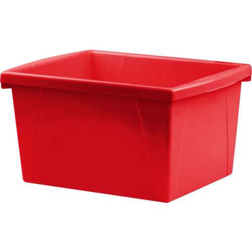 4 Gallon Storage Bin, Red
