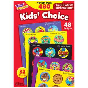 Kids' Choice Stinky Stickers&reg; Variety Pack, 480 ct