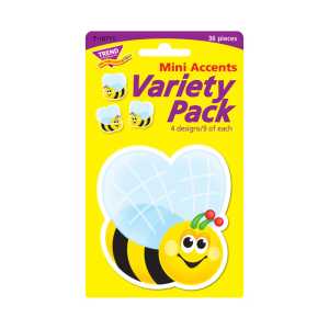 Bees Mini Accents Variety Pack, 36 Count