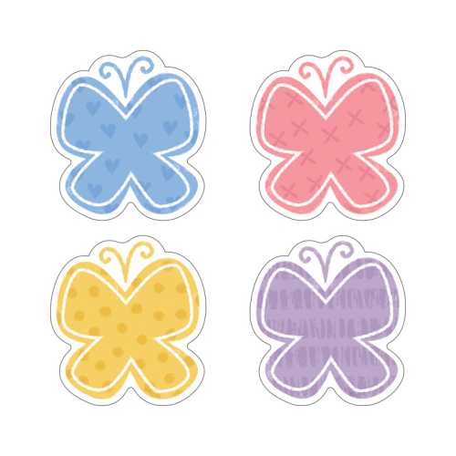 Garden Butterflies Mini Accents Variety Pack, 36 Count
