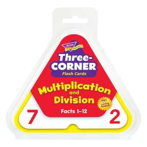 Multiplication and Division Three-Corner&reg; Flash Cards