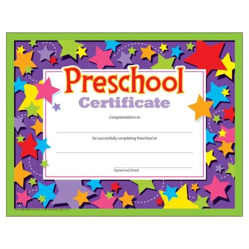 Preschool Certificate , 30 ct