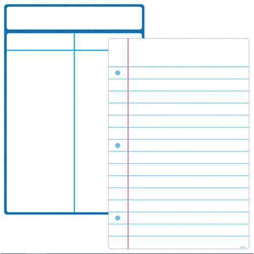 Note Sheets Wipe-Off Learning Set