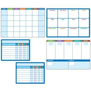 Wipe-Off Planner Sheets