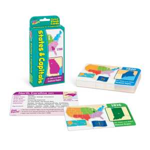 States & Capitals Pocket Flash Cards