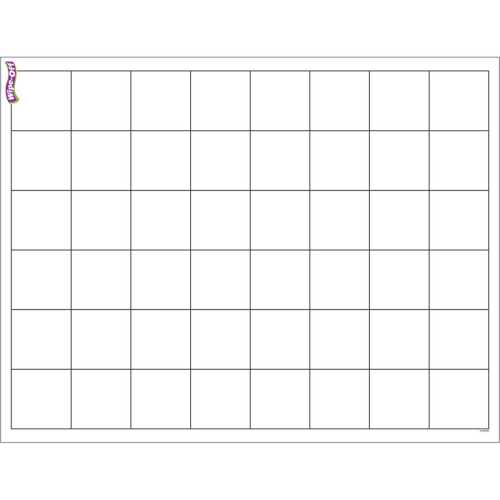 Graphing Grid (Large Squares) Wipe-Off&reg; Chart, 17
