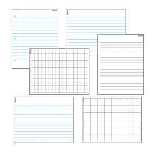 Papers & Grids Wipe-Off&reg; Charts Combo Pack