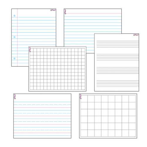 Papers & Grids Wipe-Off&reg; Charts Combo Pack