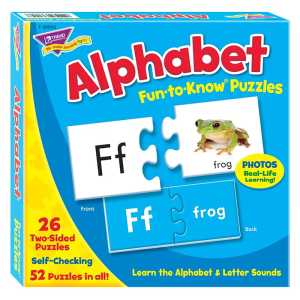 Alphabet Fun-to-Know&reg; Puzzles