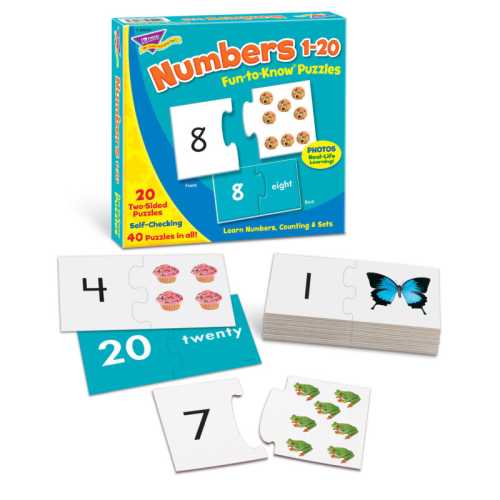 Numbers 1-20 Fun-to-Know&reg; Puzzles