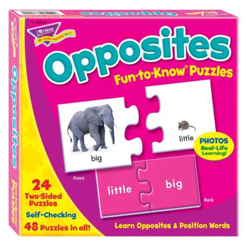Opposites Fun-to-Know&reg; Puzzles